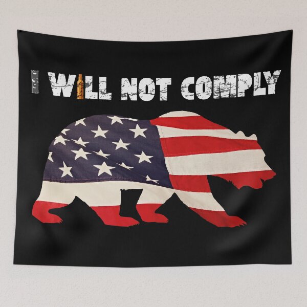 Item preview, I WILL NOT COMPLY designed and sold by HindSwan.
