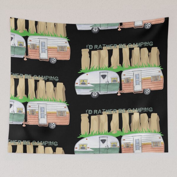 Item preview,  Stonehenge i'd rather be camping designed and sold by amy greaves.