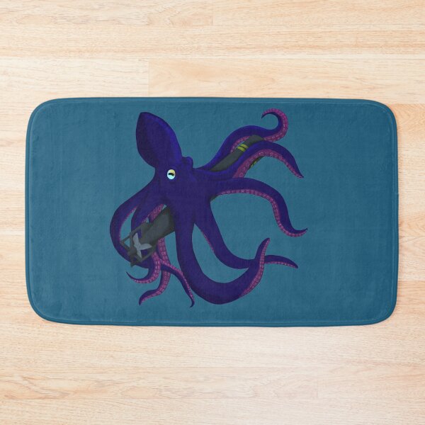 Item preview, Octopus with a Torpedo  designed and sold by DrawvaNova.