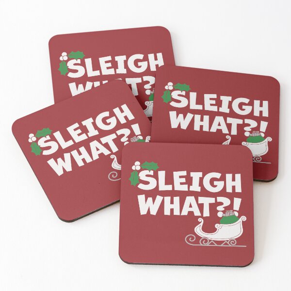 Item preview, Sleigh What?! Christmas Pun designed and sold by Phil Tessier Too.