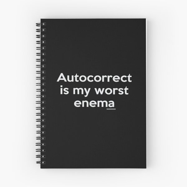 Item preview, Autocorrect is my worst enema designed and sold by GeeksUnique.