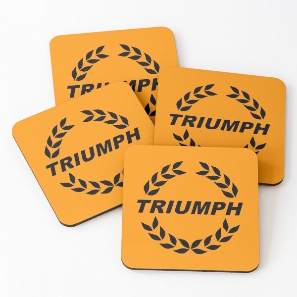 Item preview, Triumph Cars - Laurel Wreath Logo - Topaz Orange designed and sold by CellularSong.