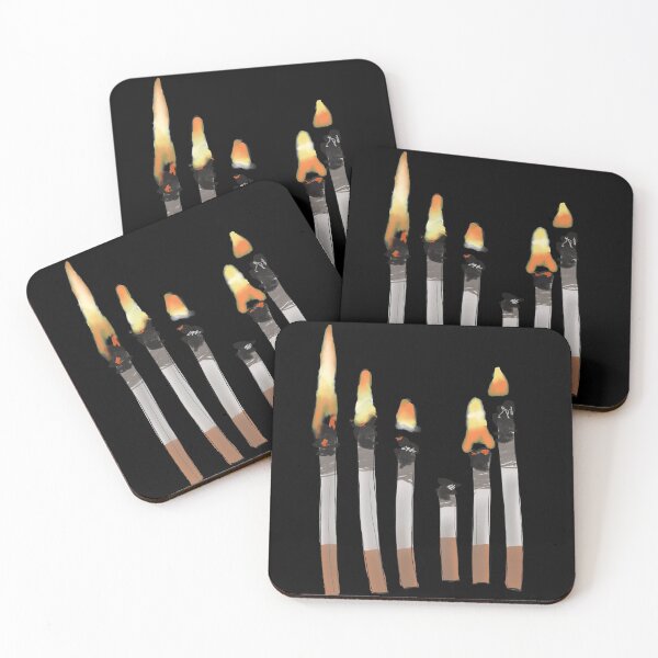 Item preview, burning cigarettes  designed and sold by gruzinkerbelle.