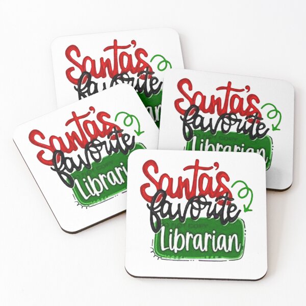 Item preview, santas favorite librarian, Santa's Favorite Librarian designed and sold by JOYBOYCO.