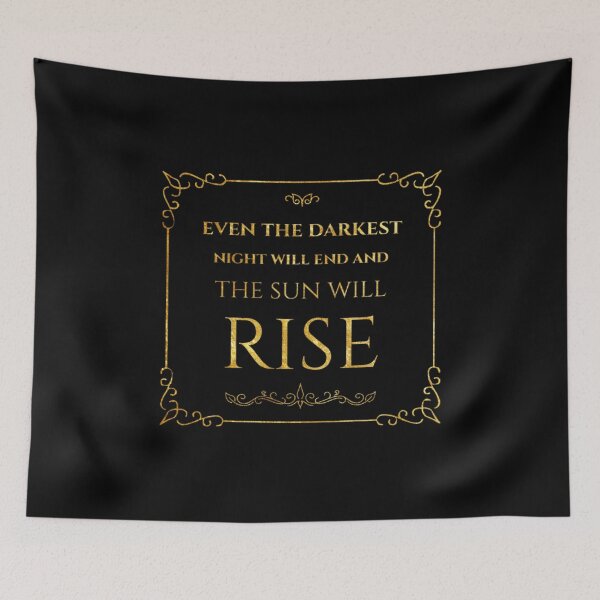 Item preview, Even The Darkest Night Will End And The Sun Will Rise Premium designed and sold by Zyphrost ★★★★★ (✔).