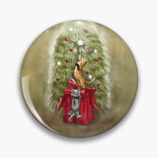 Item preview, Cats Having A MEOWgical Christmas designed and sold by monkeypawprints.