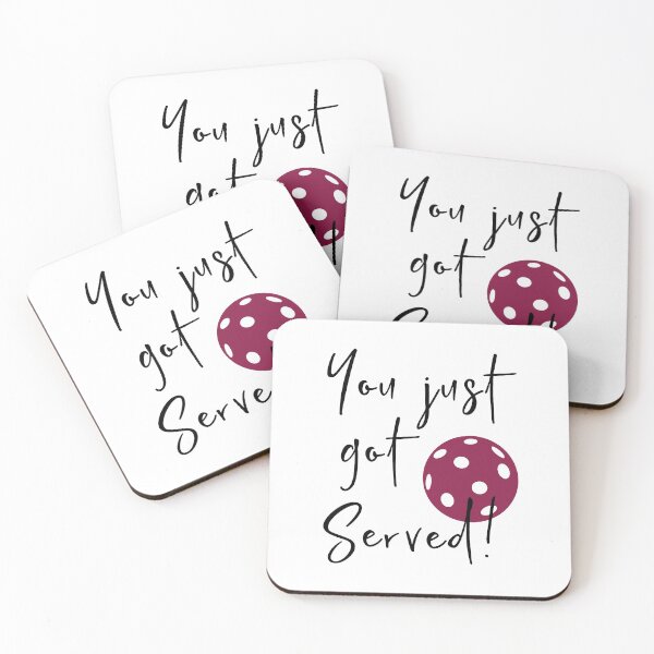 Item preview, Funny Pickleball Pun You Just Got Served designed and sold by whyitsme.