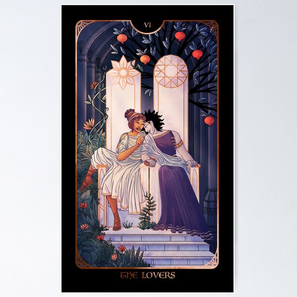 Item preview, VI The Lovers - Persephone and Hades designed and sold by charminglysam.