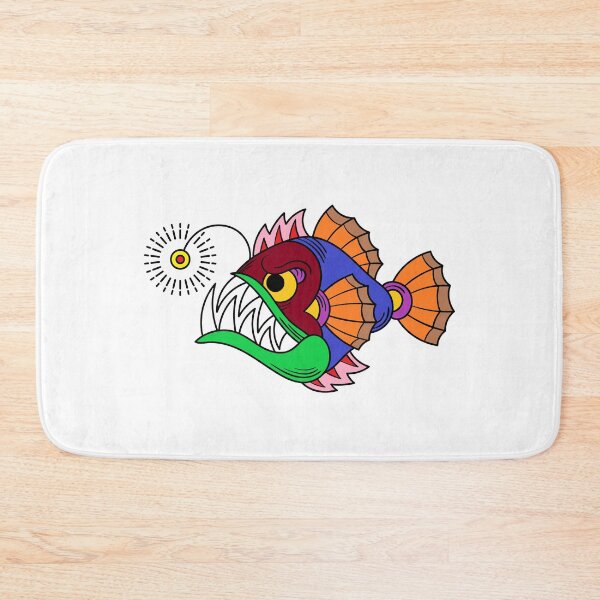 Item preview, Anglerfish colorful deep sea devil designed and sold by CrazyHowCool.