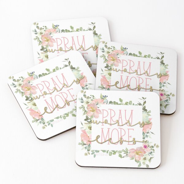 Item preview, Pray More Worry Less designed and sold by TheJoyfulLilyCo.