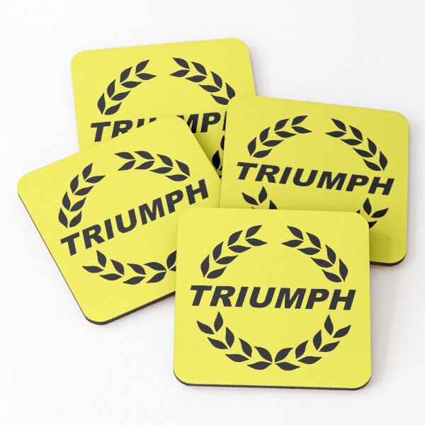 Item preview, Triumph Cars - Laurel Wreath Logo - Mimosa Yellow  designed and sold by CellularSong.