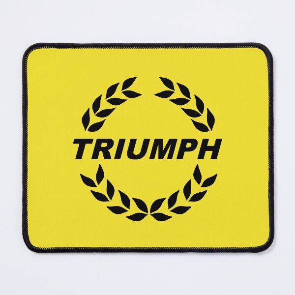 Item preview, Triumph Cars - Laurel Wreath Logo - Mimosa Yellow  designed and sold by CellularSong.