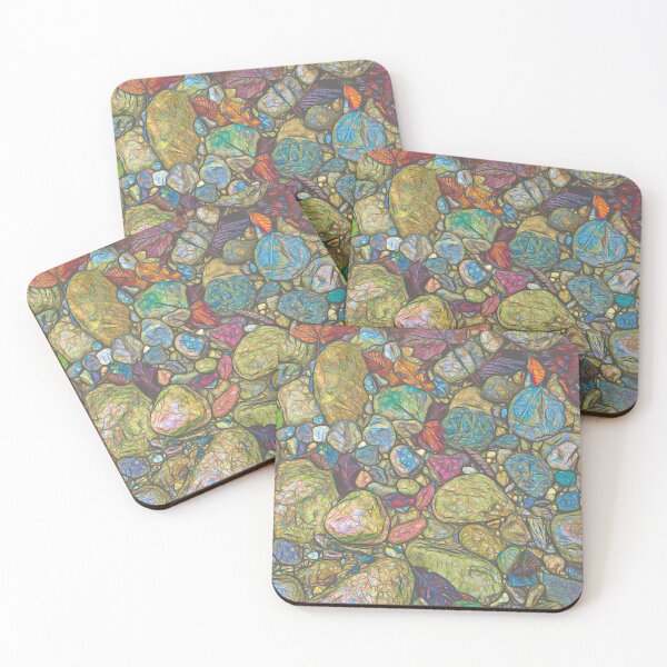 Item preview, Pebbles and leafs designed and sold by Ingrid Hütten.