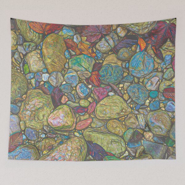 Item preview, Pebbles and leafs designed and sold by Ingrid Hütten.