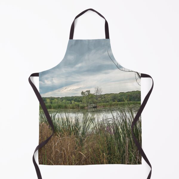Item preview, A small lake view at the very beginning of fall season - designed and sold by FelCastro.