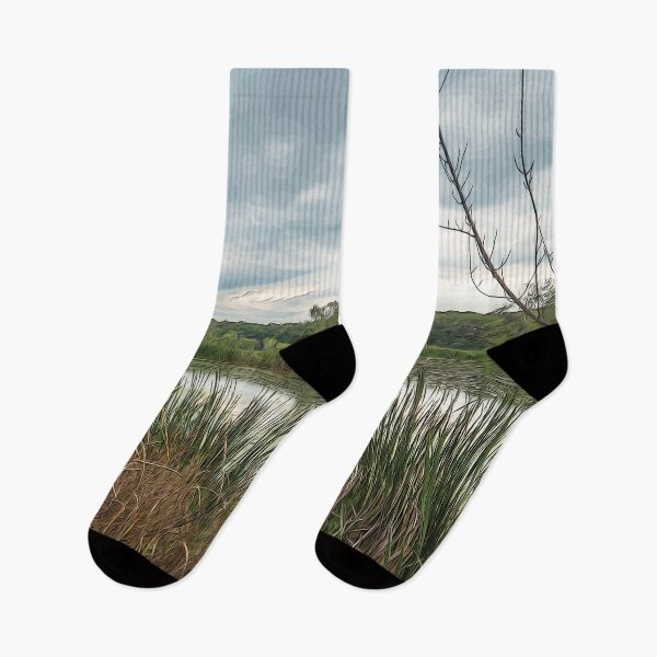 Item preview, A small lake view at the very beginning of fall season - designed and sold by FelCastro.