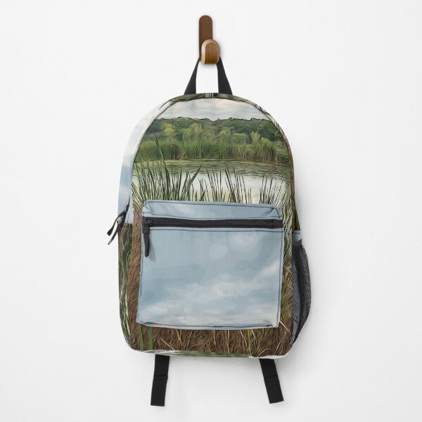Item preview, A small lake view at the very beginning of fall season - designed and sold by FelCastro.