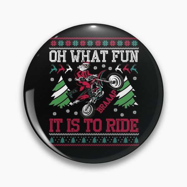 Item preview, Dirt Bike Ugly Christmas Motocross What Fun It is to Ride designed and sold by GraphifyArt.