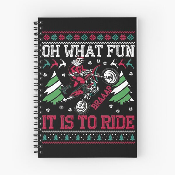 Item preview, Dirt Bike Ugly Christmas Motocross What Fun It is to Ride designed and sold by GraphifyArt.