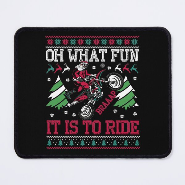 Item preview, Dirt Bike Ugly Christmas Motocross What Fun It is to Ride designed and sold by GraphifyArt.