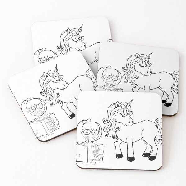 Item preview, Unicorn kids coloring  designed and sold by LaarajArt.