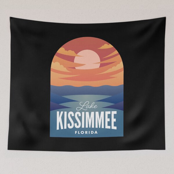 Artikelvorschau, Lake Kissimmee FL Retro Sunset entworfen und verkauft von HalpinDesign.