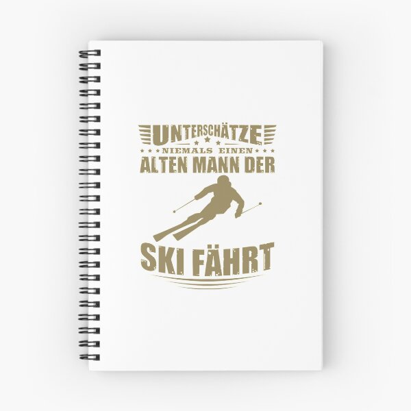 Item preview, Skifahrer Spruche T-ShirtSkifahrer Alter Mann Runder Geburtstag designed and sold by RydeNaroubra.