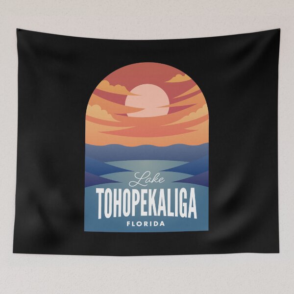 Artikelvorschau, Lake Tohopekaliga FL Retro Sunset entworfen und verkauft von HalpinDesign.