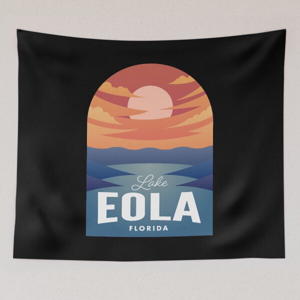 Artikelvorschau, Lake Eola FL Retro Sunset entworfen und verkauft von HalpinDesign.