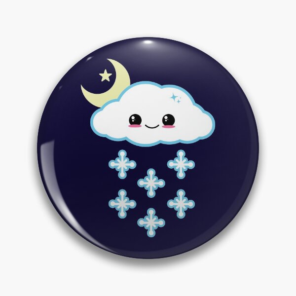 Item preview, Kawaii Snow Cloud designed and sold by sasyall.
