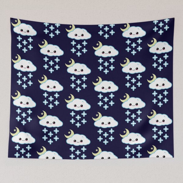 Item preview, Kawaii Snow Cloud designed and sold by sasyall.