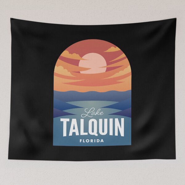 Artikelvorschau, Lake Talquin FL Retro Sunset entworfen und verkauft von HalpinDesign.
