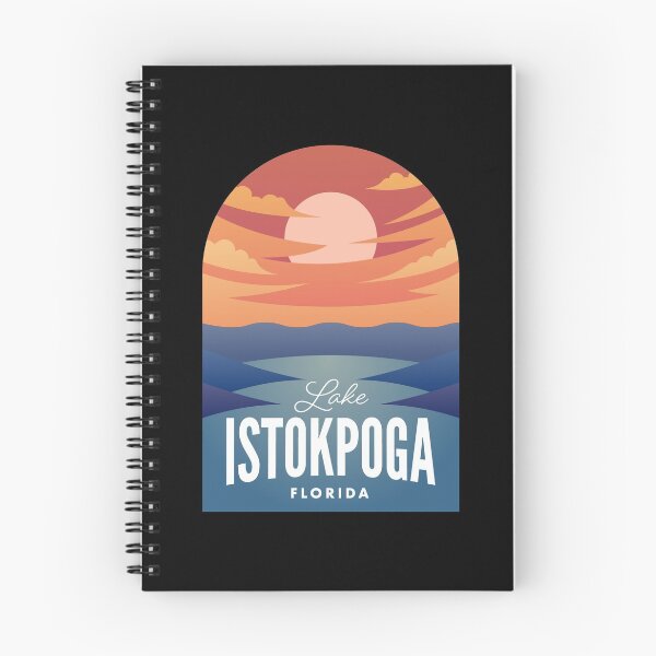 Artikelvorschau, Lake Istokpoga FL Retro Sunset entworfen und verkauft von HalpinDesign.