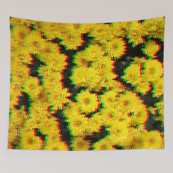 Item preview, Glitchy Yellow Chrysanthemums designed and sold by Asaha17.