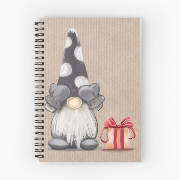 Item preview, Grey Christmas Gonk with Present designed and sold by Cheernetic.