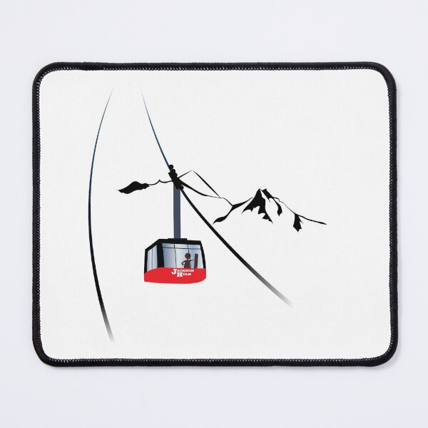 Item preview, Jackson Hole Cable car mountain leewarddesign designed and sold by leewarddesign.