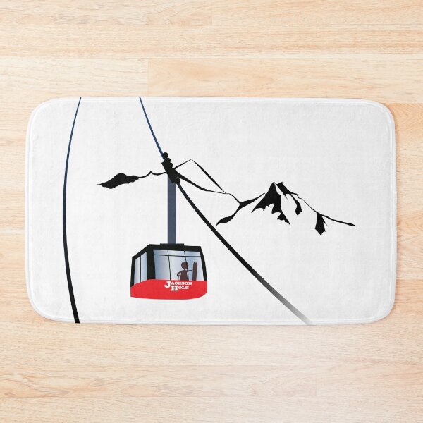Item preview, Jackson Hole Cable car mountain leewarddesign designed and sold by leewarddesign.