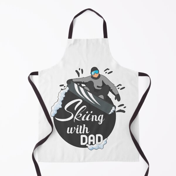 Item preview, Skiing with dad,  gray snowboarder designed and sold by Designer-amjed.
