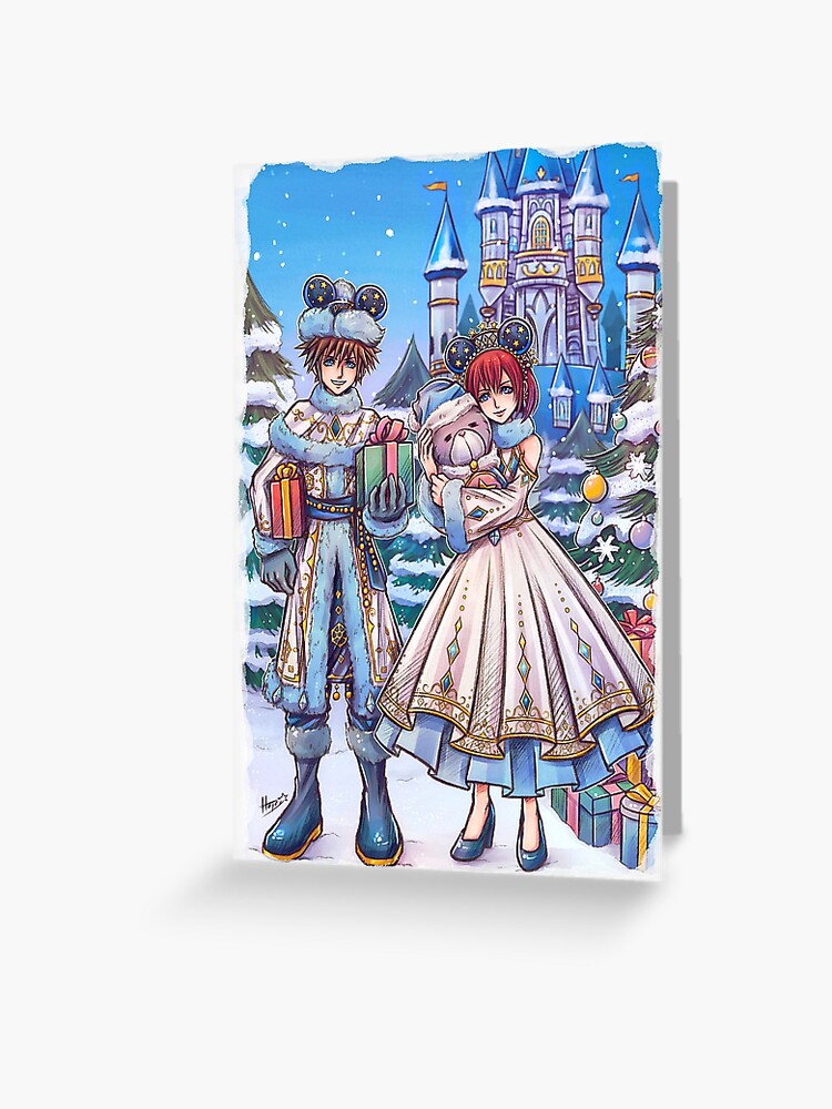 Sora and Kairi Kingdom Hearts 2 Hardcover Journal by Lali-Holley