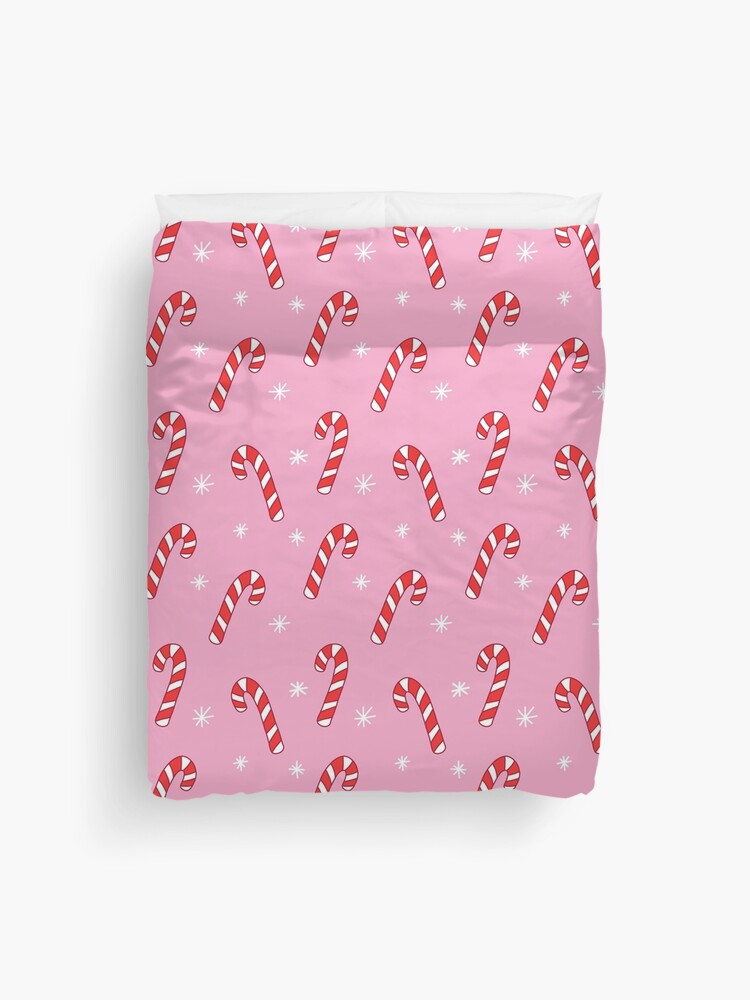 Pink Candy Cane Christmas Wrapping Paper