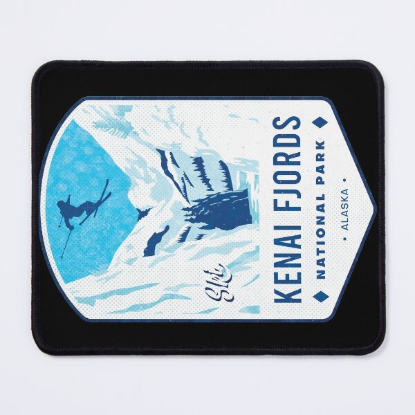 Item preview, Ski Kenai Fjords National Park Alaska designed and sold by JordanHolmes.