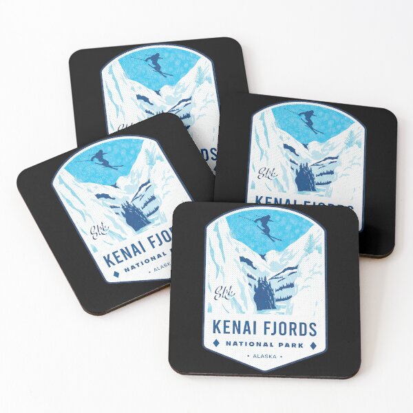 Item preview, Ski Kenai Fjords National Park Alaska designed and sold by JordanHolmes.