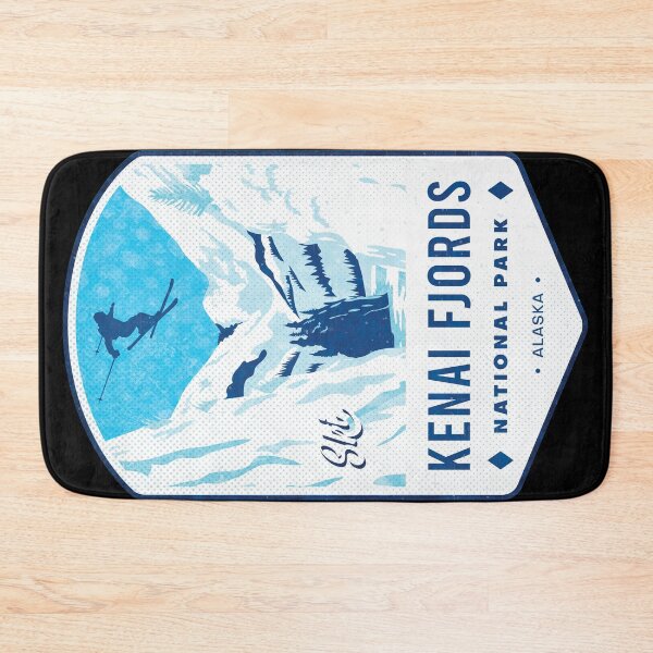 Item preview, Ski Kenai Fjords National Park Alaska designed and sold by JordanHolmes.