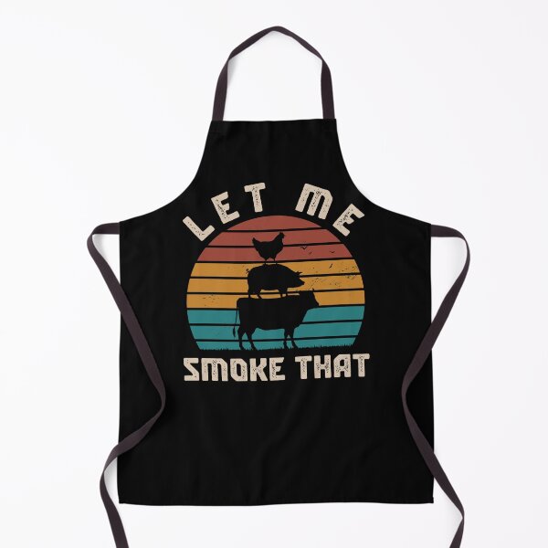 Item preview, Perfect Pitmaster Gift Meat Grilling Barbecue Meat Smoker - Let Me Smoke That Retro designed and sold by Ameddesigns.