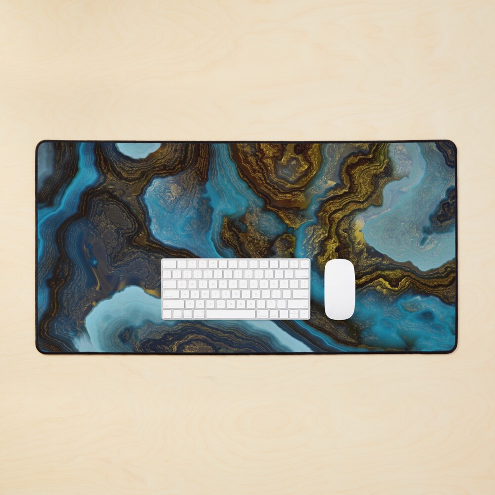 Blue Agate Mouse Pad