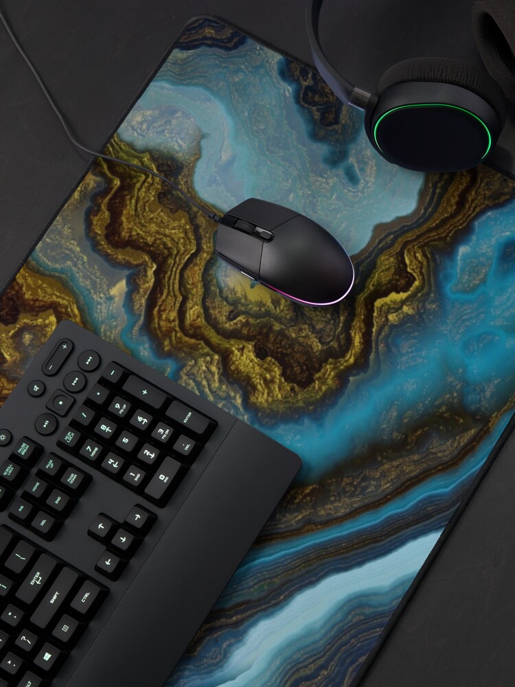 Alternate view of Blue Agate Mouse Pad
