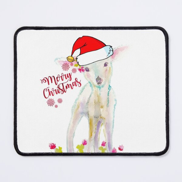 Item preview, Cute New Zealand lamb Christmas art designed and sold by orangerinka.