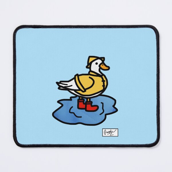 Item preview, Raincoat Duck Doodle designed and sold by tdoodles.