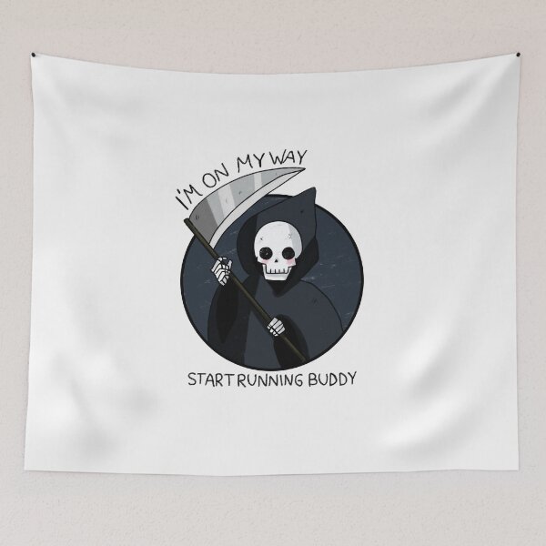 Item preview, Cute Grim reaper is on his way designed and sold by Mayarart.
