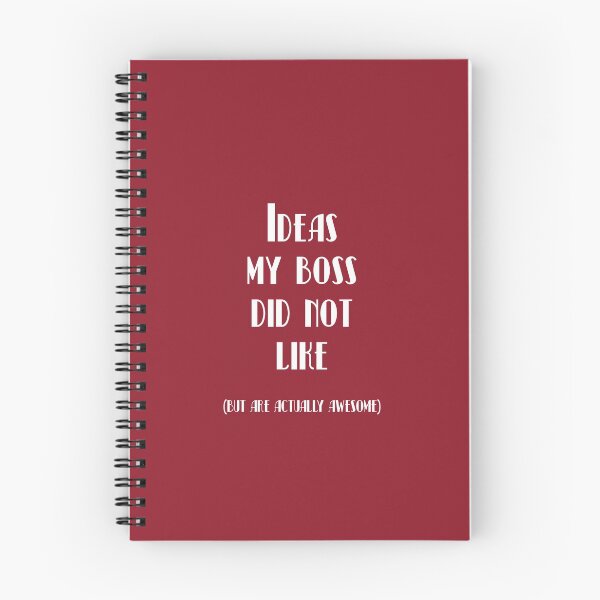 Item preview, Ideas My Boss Did Not Like - Red designed and sold by LifeboatDesign.